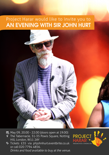 Project Harar An Evening with Sir John Hurt  - 09.05.15