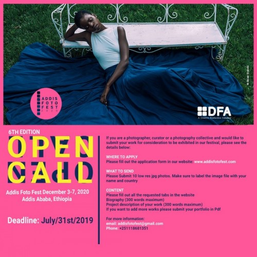Open Call Addis Foto Fest 2020