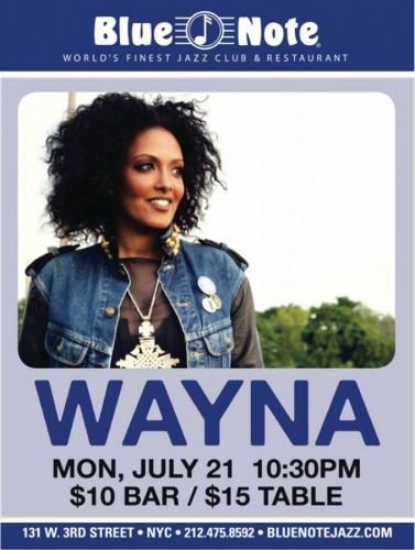 Wayna Live At Blue Note Jazz Club - 21.07.14