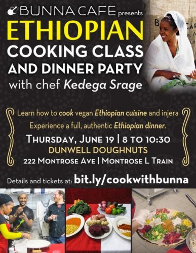 Ethiopian Cooking Class And Dinner With Chef Kedega Srage - 19.06.14